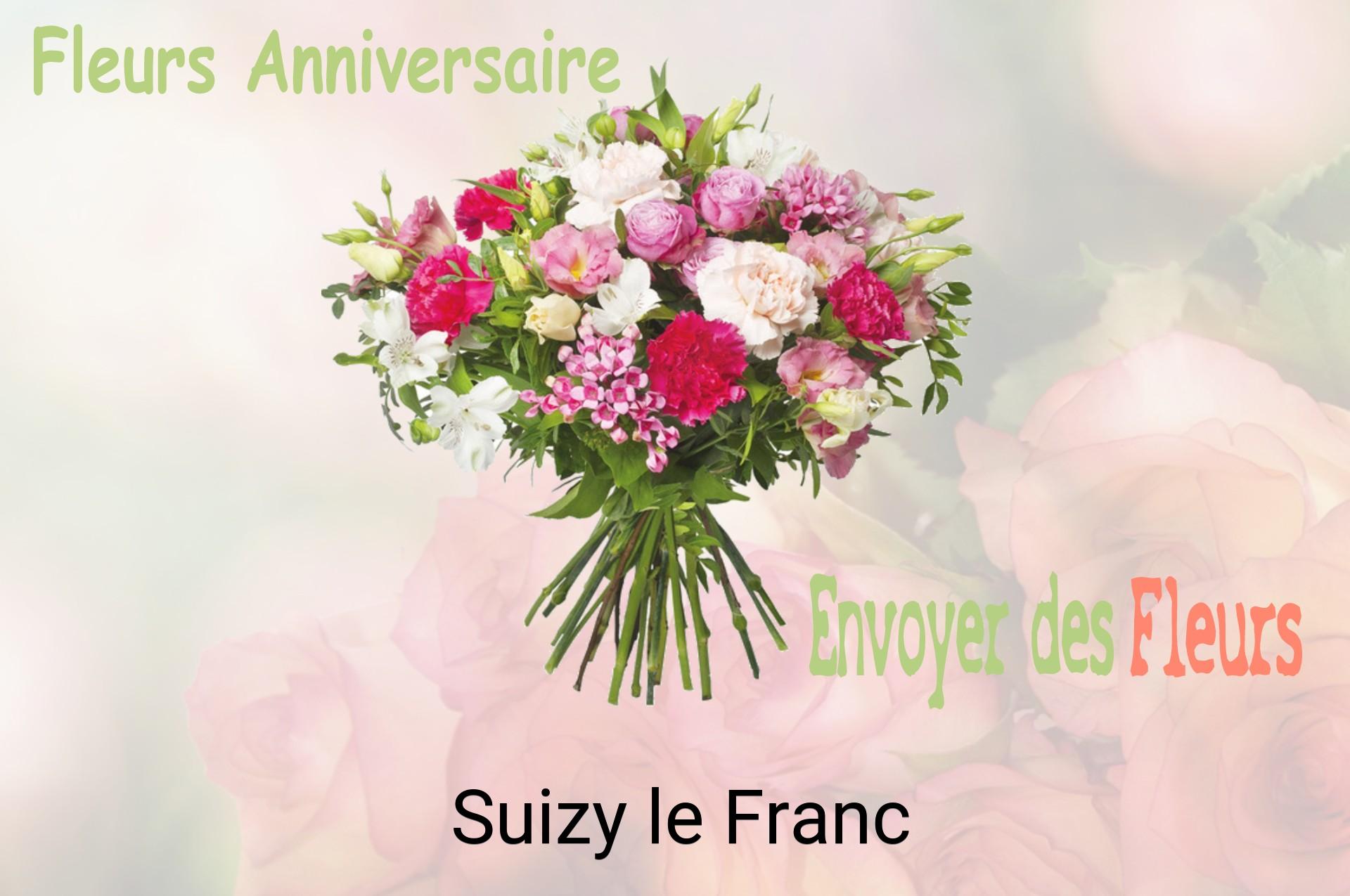 Bouquet de fleurs d’anniversaire livré à Suizy-le-Franc