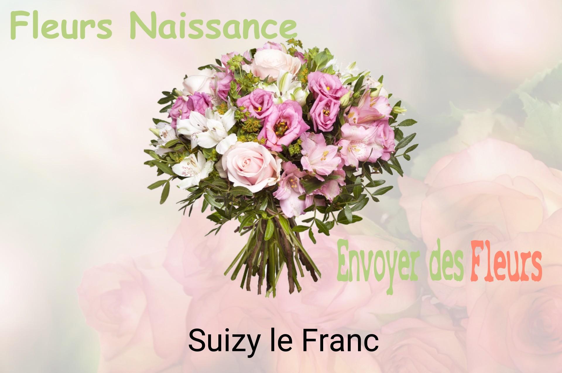 Bouquet de fleurs de naissance livré à Suizy-le-Franc